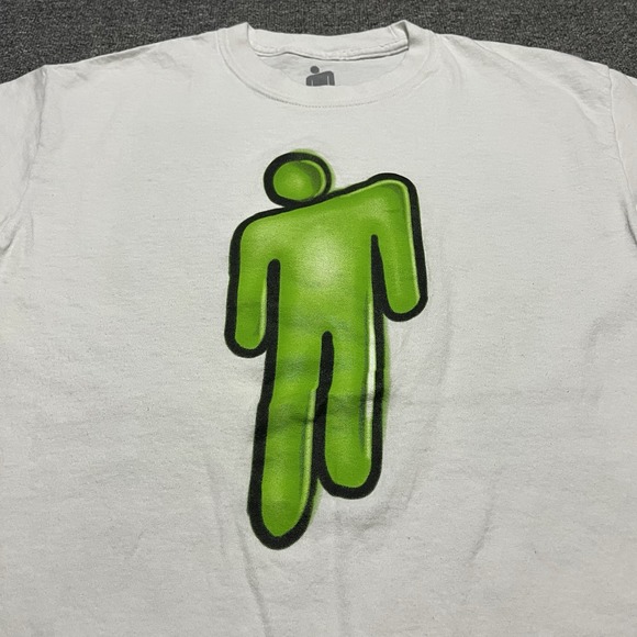 Billie Eilish Word Tour White Green Airbrush Long Sleeve Shirt Size‎ M - Picture 8 of 8